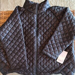 Athleta Featherless Jacket 2X Black NWT